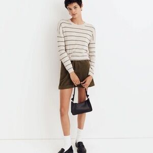 Lawson Crop Pullover Sweater in Stripe